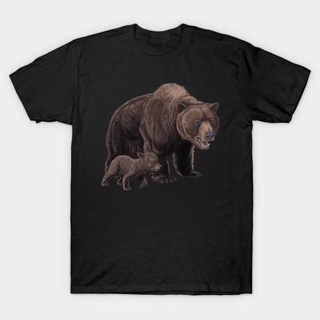 Ursus spelaeus (Cave Bear) T-Shirt by CoffeeBlack